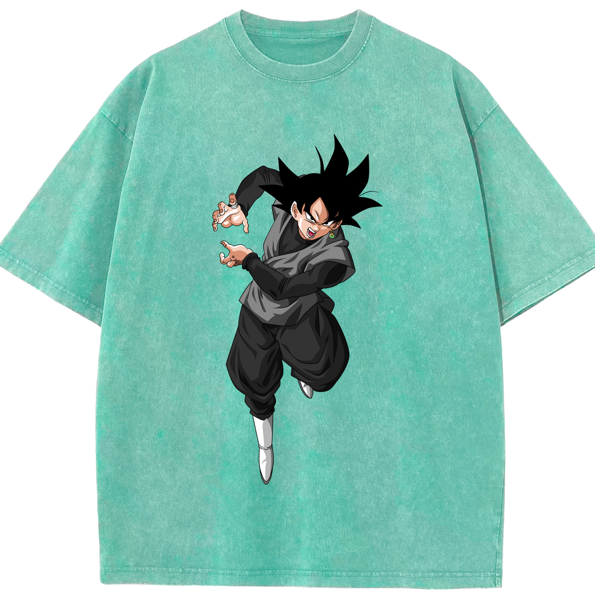 （画像用） ドラゴンボール ベジータ四世（Bejīta Yonsei）DRAGON BALL Vegeta IV 綿100% ヴィンテージ風 半袖Tシャツ（フロントプリント）